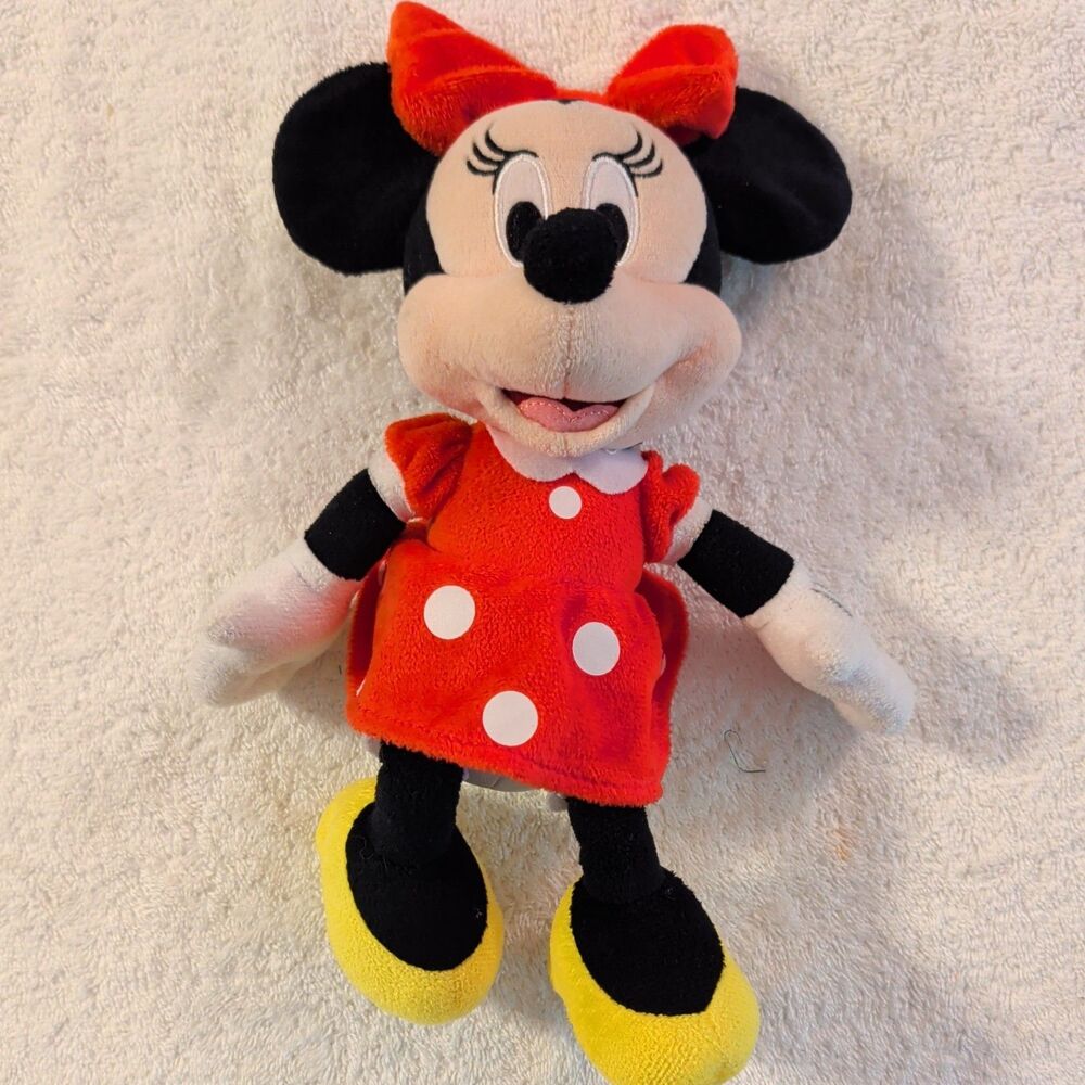Disney Just Play Minnie Mouse  11" Plush Stuffed Toy